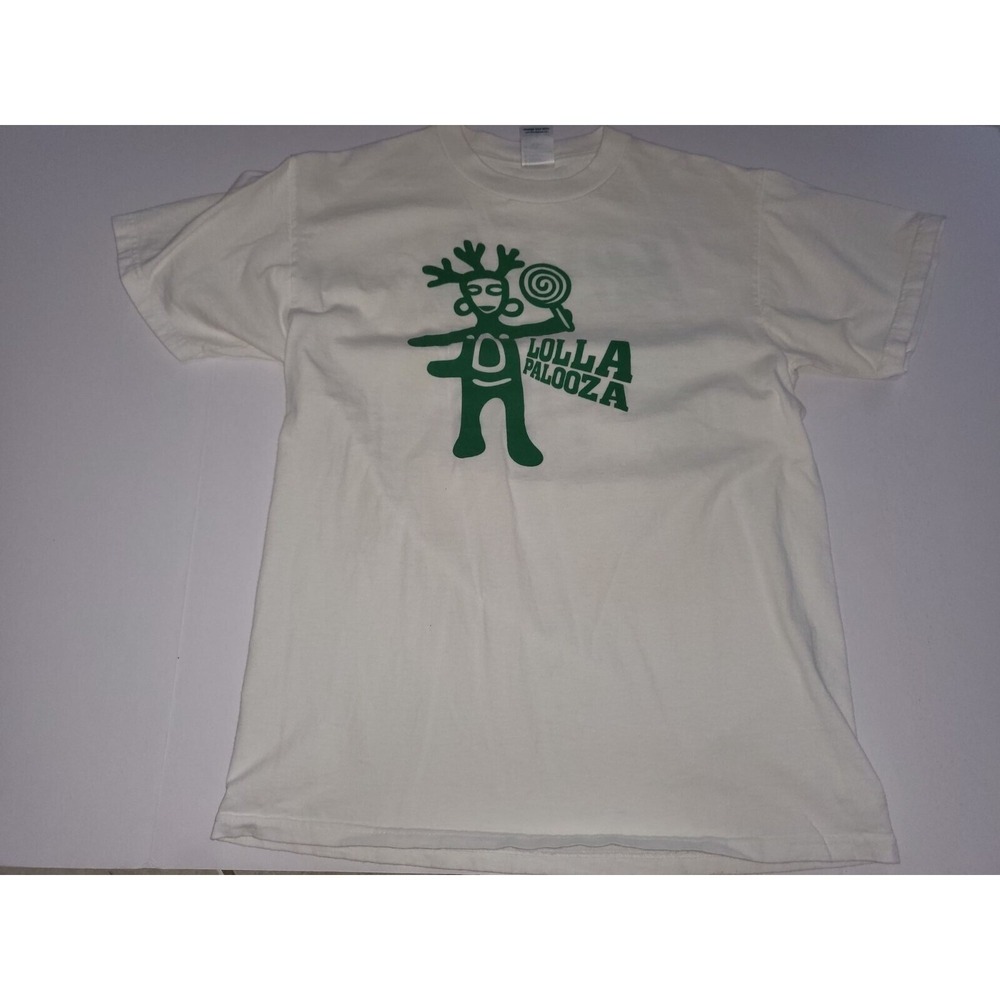 Vintage‎ 2003 Lollapalooza Music Festival T-Shirt Mens Medium Y2K Concert Tee